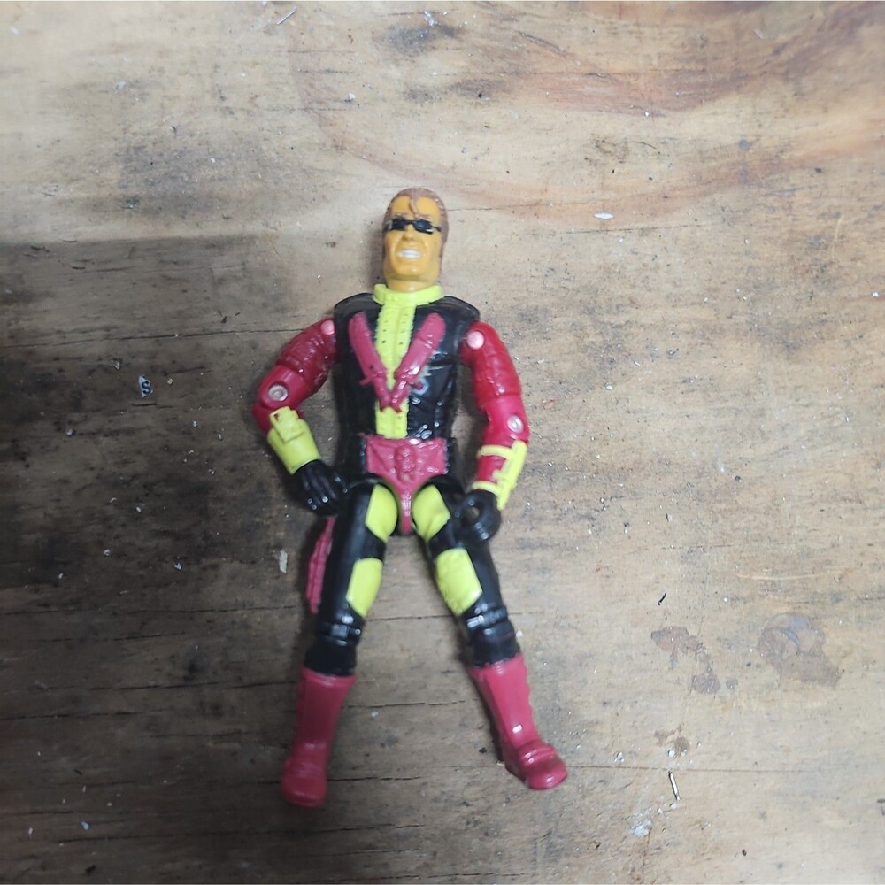 GI Joe Gristle Battle Corps Urban Crime Commander Action Figure 1992 3.75"
